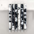 Cute Black Press Pen 0.5mm Gel Pen Office Stationary Student Pen. 