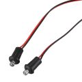 2X 12V Flashing Dummy Car Alarm Dash Mount LED Light. 