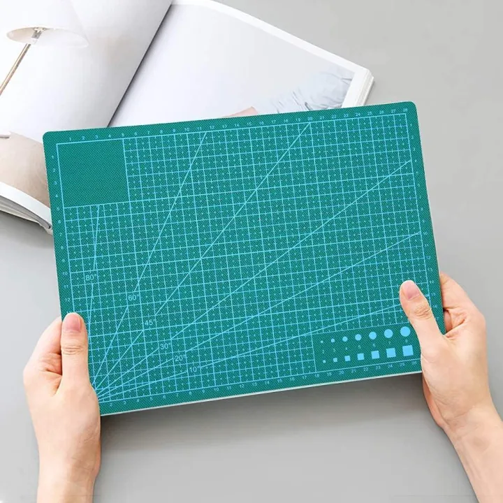 Thickened%20Self%20Healing%20Cutting%20Mat,%20A4%20Rotary%20Cutting%20Sewing%20Mat%20for%20Crafts,%20Double%20Sided%205-Ply%20Table%20Cutting%20Board%20for%20Fabric%20Quilting%20Leather%20Arts%20Hobby%20Project,%20Green%20-%20Image%206