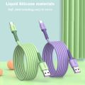 Mobile Phone /.5/2M 1PC USB C Quick Charge Data Line Digital Cables 3A Data Cord Liquid Silicone Cable Fast Charging Cable USB-C Charger Wire. 