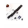 Deli 334 0334 Manual Metal Long Arm Stapler - Black. 