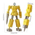 【ZOSR】 ABS Robot Deformation Pen Wear Resistant Non-toxic Ball-point Pen Portable School Office Supplies Children. 