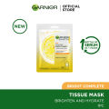 Garnier Skin Active Bright Complete Tissue Face Mask - For Brighter Skin. 