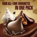 Hersheys Kisses Assorted Classic Selection 100gm (4 Flavors: Milk, Cookies N Creme, Almond, Dark). 