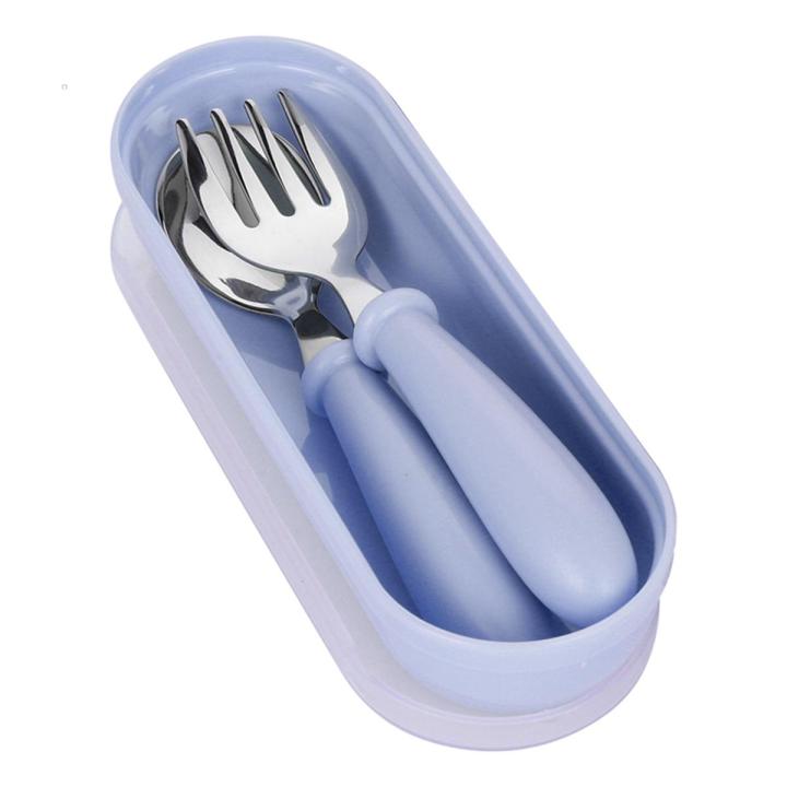Baby Fork And Spoon 3 Set,Toddler Utensils Spoons Forks Tableware Set ...