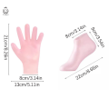 Elastic Silicone Moisturising Gloves Footbath Socks Waterproof Anti-dry Cracked Hand/Foot Care Exfoliating Mask Sets. 