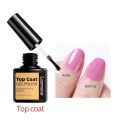 Lanmuiar Top Coat Nail Polish Base Coat Matt Coat Transparent Clear UV Primer Gel Polish Gel Lacquer Nail Manicure. 