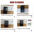 Battery Wall Charger for Panasonic VW-VBD070 VBD120 VBD140 VBD210 VSB0470 NV-GS35 GS37 GS38 GS40 GS44 GS50 GS55 GS58. 