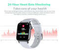 GSS H11 Smart Watch Sports Fitness Digital BT Calling Heart Rate Step Count Sleep Monitoring Ulta Long battery Life IP67 Waterproof Original Metal Alloy Smartwatch for Men and Women. 