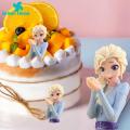 Green Home Elsa Figure Half Body Elsa Princess Statue Model Cartoon Action Figure. 