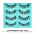 【hot】 5 Pairs Individual Lashes Wispy Women Makeup Eyelash Extension Natural False Eyelashes Japanese False Eyelashes Cosplay Cilia. 