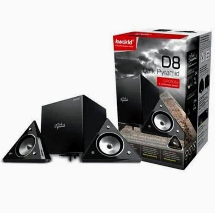 DARK PYRAMID D8 SPEAKER WITH BLUE TOOTH USB SD CARD FM RADIO SUPPORTED & BEST QUALITY SOUND | 2.1 SUBWOOFER | ATTRACTIVE DESIGN | HOME THEATRE IN CHEAP AMOUNT
