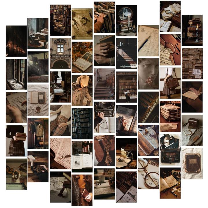 21/50 Brown aesthetic collage hd quality 4x6 size  pictures customized of your own choice