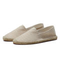 IELGY Flat shoes men's Loafers straw woven hemp rope breathable sweat-absorbing hemp canvas Slip-Ons & Loafers. 