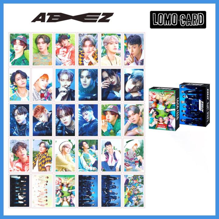 TREASURE ASTRO ATZZE EXO IKON ITZY IZONE MONSTAX NCT Seventeen Stray Kids Red Velvet Lomo Card Photocard