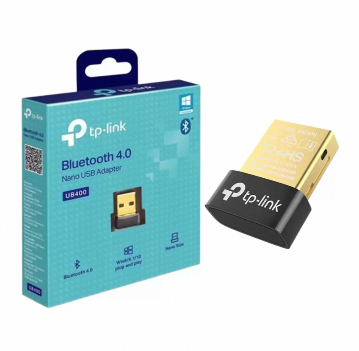 TP-Link UB400 Bluetooth 4.0 Nano USB Adapter | Wireless Bluetooth Dongle for PC & Laptop