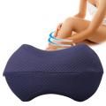 Cushion Lab Extra Dense Orthopedic Knee Pillow for Back Pain Relief, Leg Pain, Hip, Sciatica & Joint Pain - Memory Foam Wedge Pillow Contour. 