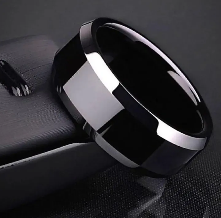 Black%20Punk%20Ring%20&%20Titanium%20Ring%20For%20Man%20&%20Woman%20-%20Image%202