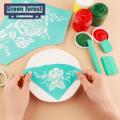 Adhesive Back Stencil Reusable Self-adhesive Letter Stencils for Diy Crafts Home Decor Perfect for T-shirts Bags Wood Projects Easy to Use Clean Silk Screen Printing Stencil. 