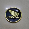 3D Honda Black Metal logo sticker with double tape for bike and car decoration High qua;ity.... 