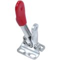 horizontal schnellspanner-2 x Toggle Clamp-Silver & Red. 