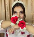 Rose gajray, rose gajra, red rose gajra, artificial rose gajra, valentines day gift for lovers, valentines day gift for girls. 