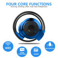 Mini 503 Bluetooth headphone handsfree MP3 player wireless stereo sport headset support TF card FM headband headphone. 