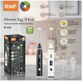 RAF 2 in 1 Rechargeable Coffee Beater & Egg Whisker R.322 – 3 Speeds & Digital Display. 