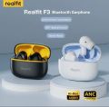 Realfit F3 ANC  ENC Active Noice Cancellation Bluetooth Earphones  Call HIFI Stereo Superb Bass Wireless Earbuds With Gaming Mode, Lenovo. 