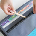 Material File Organizer Easy Access Portable A4 Size Accordion Folder 13 Pocket Expanding Document Bag for Office Use Document Management Business Meetings Student Supplies Travel Organizing. 