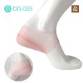 Unisex Invisible Height Increase Socks Heel Pads Silicone Insoles Foot Massage. 