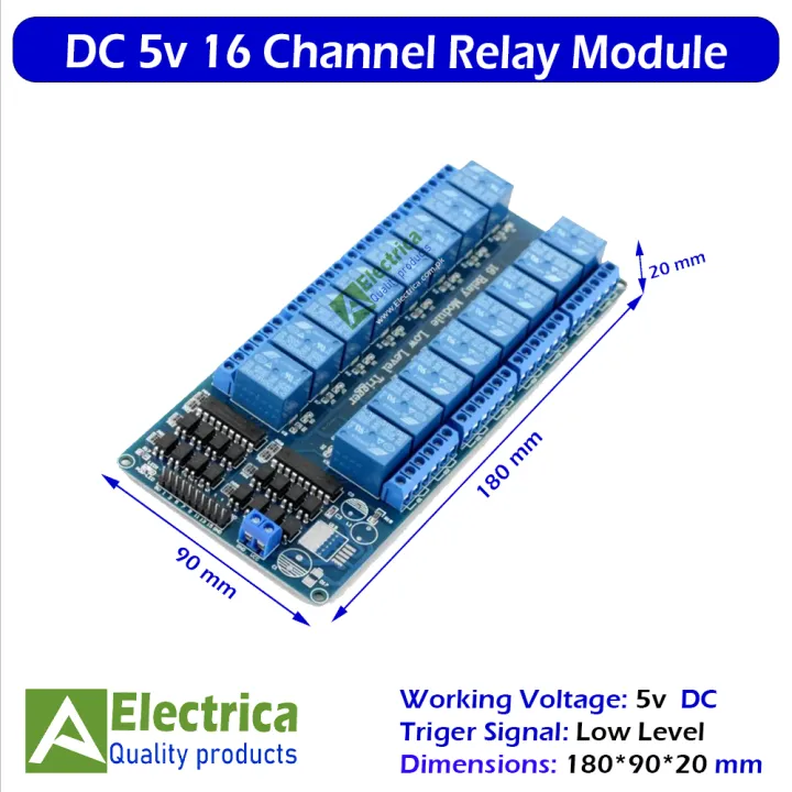 5V%2016%20Channel%20Relay%20Module%20Board%20Sheild%20with%20Optocouppler%20Isolation%20for%20Arduino%20by%20Electrica%20-%20Image%203