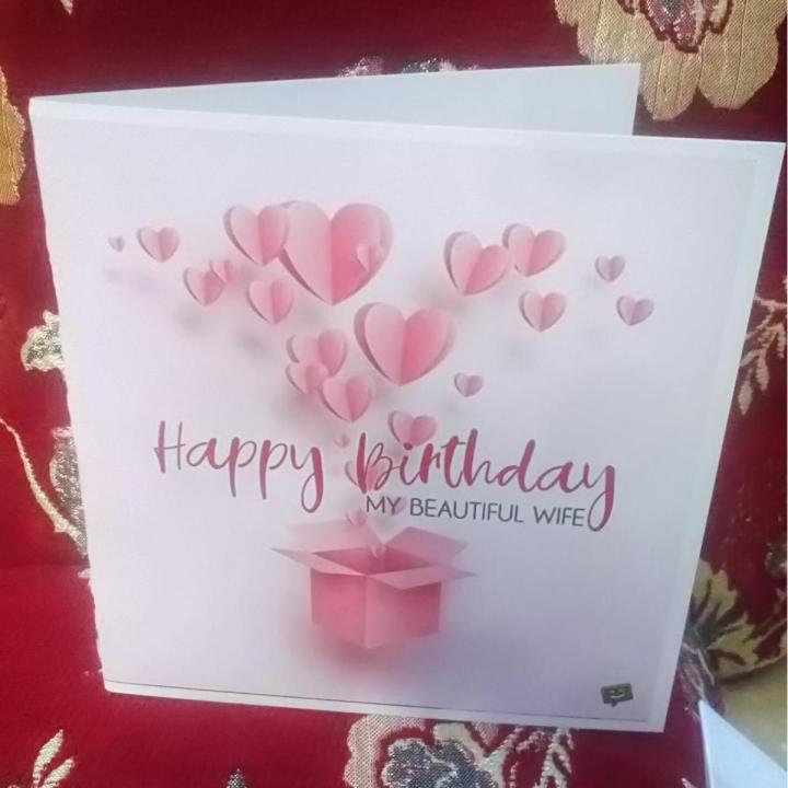 Happy Birthday MY Beautiful WIFE.