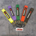 HONDA KEYCHAIN RIBBON KEY CHAIN FOR HONDA CARS - BLACK COLOUR. 