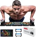Professional Pushup Board 9 In 1 Foldable  – Multi functional ABS Pushup Exercise Body Building Rack, Push-up Fitness Equipment Stand For Muscles, Triceps For Home And Outdoor, Multipurpose Gym Training Workout Tool Device For Men Women. 