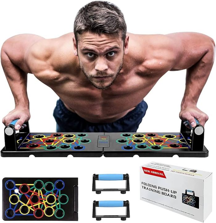 Professional%20Pushup%20Board%209%20In%201%20Foldable%20%20%E2%80%93%20Multi%20functional%20ABS%20Pushup%20Exercise%20Body%20Building%20Rack,%20Push-up%20Fitness%20Equipment%20Stand%20For%20Muscles,%20Triceps%20For%20Home%20And%20Outdoor,%20Multipurpose%20Gym%20Training%20Workout%20Tool%20Device%20For%20Men%20Women%20-%20Image%203