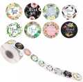 Pack Of 100 Pcs Round Thank You Stickers Labels Seals Envelopes Grow Business. 