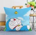Doraemon pillow cartoon sofa living room pillow Doraemon Tinkerbell cushion pillow case children's gift. 