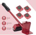 Furniture Moving Tool Heavy Object Mover Furniture Transport Lifter & Furniture Slides Moving House Cabinet Sofa Bed Desk 4 Wheeled Mover Roller 1 Wheel Bar Hand Tools Set. 