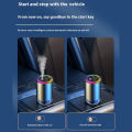 Car Rechargeable Aroma Diffuser With Colorful Stars LED Ambient Light 50ml Intelligent Automatic Air Freshener For Cars Fragrance. 