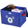 Panda Storage Bin for Toy Storage, Collapsible Chest Box Toys Organiser with Lid for Kids Playroom, Baby Clothing, Children Books, Stuffed Animal. 