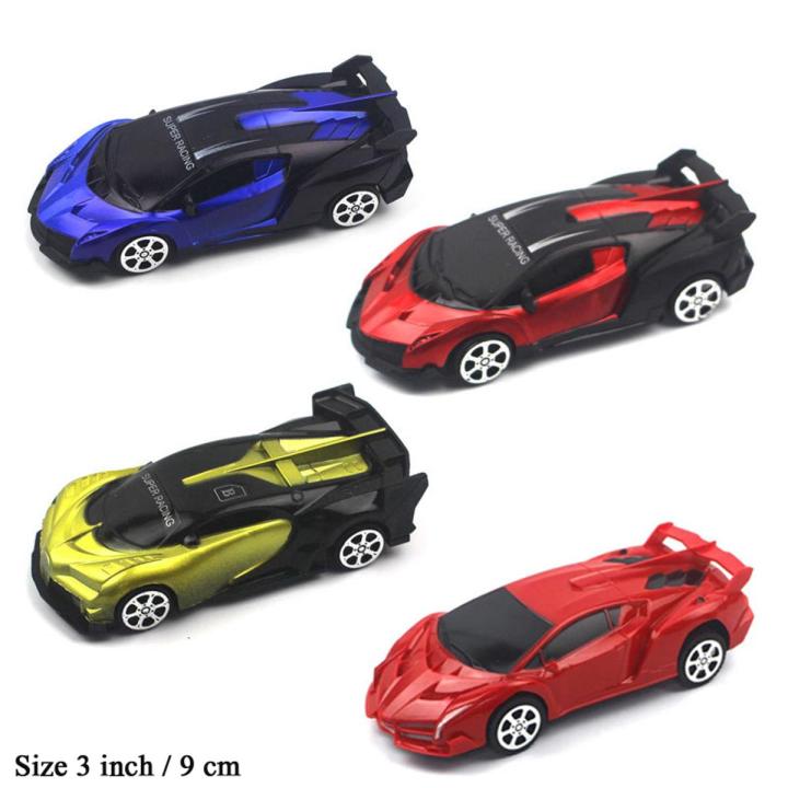 4 Pcs Set - Speed Racer Lamborghini  Pull Back Car Toys For Kids Boys and Girls Pullback Cars Toy