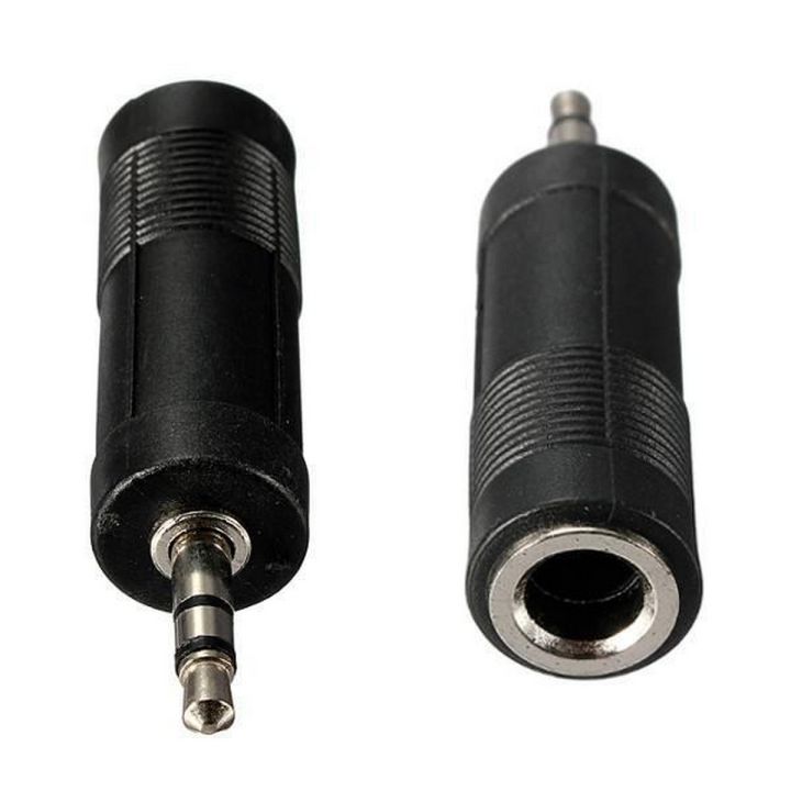 Audio Stereo Plug Adapter - 6.35mm to 3.5 mm | Daraz.pk