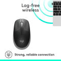 LOGITECH M190 FULL-SIZE WIRELESS MOUSE Black. 