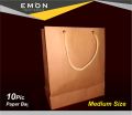 Kraft Paper Gift Bags Paper Bags with Handles, Brown (10 Pcs),. 