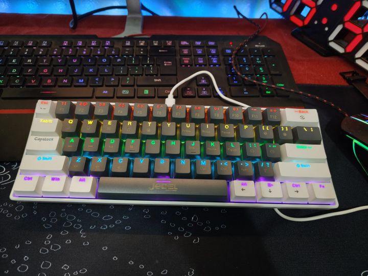 Rainbow%20RGB%20MEGAKEY%20%20Mechanical%20Gaming%20Keyboard%20%2060%25%20Mechanical%20Gaming%20Keyboard%20with%20Blue%20Switches%20Colorful%20Backlight%20Black%20and%20White%20Combination%20Keys%20-%20Image%209