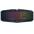 Genius SCORPION K9 Gamer keyboard - Original Genius k9 keyboard RGB Gaming Keyboard - 7 Colour Wired Keyboard - USB Wired Pack For PC & Laptop - Gamer Keyboard Gx Scorpion K9 Backlit Usb. 