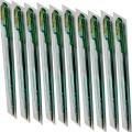Clipper Ball Pen Green Art # BPCLF (10 Pcs / 1 Pkt). 