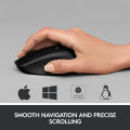 Logitech M331 Silent Plus Wireless Mouse (Black). 