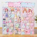 3D Puffy Stickers Beauty Dress Up Princess Sticker for Girl Christmas Gift Toy Scrapbooking DIY Decoration Bubble Stickers. 
